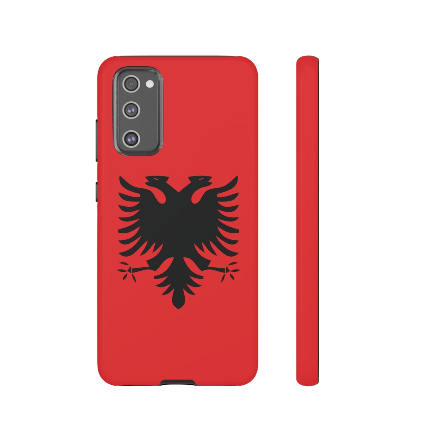 T5 Minimalist Albanian Flag Two Headed Eagle Smartphone Case