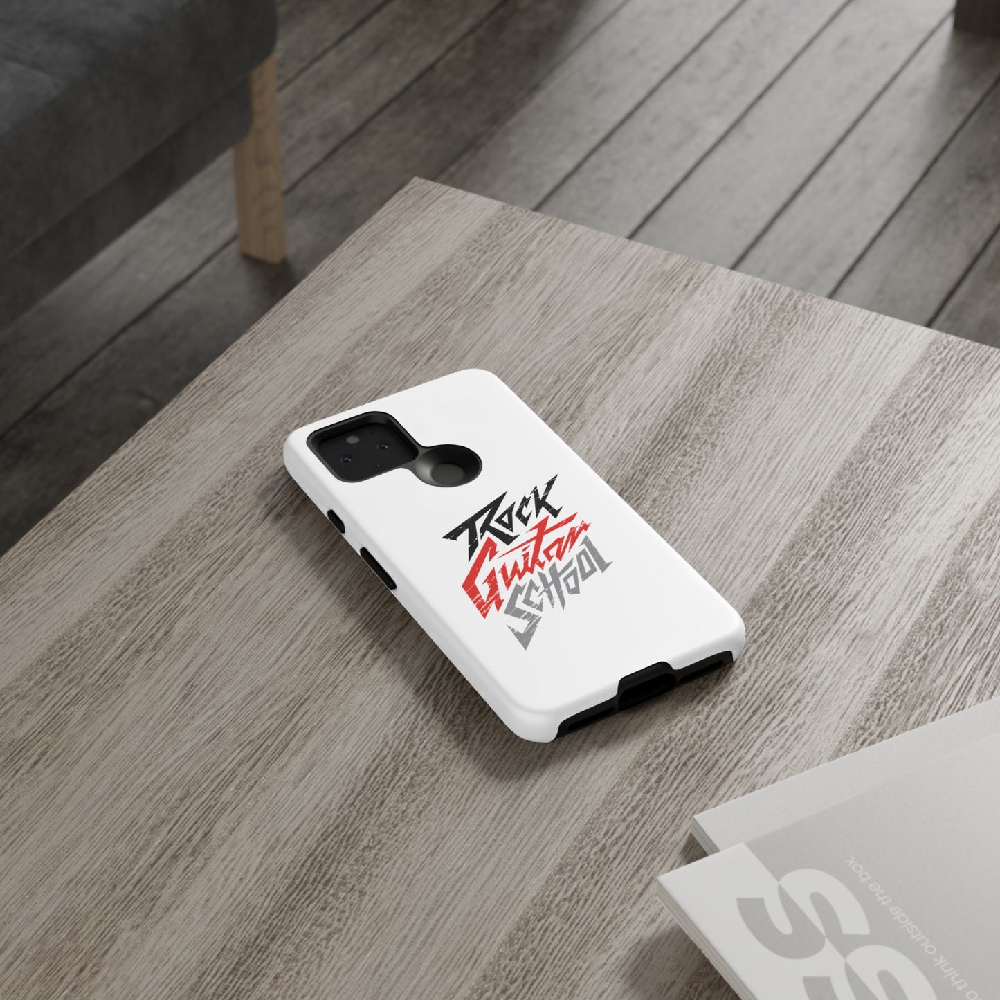 T5 Minimalist ROCK GUITAR SCHOOL Smartphone Case