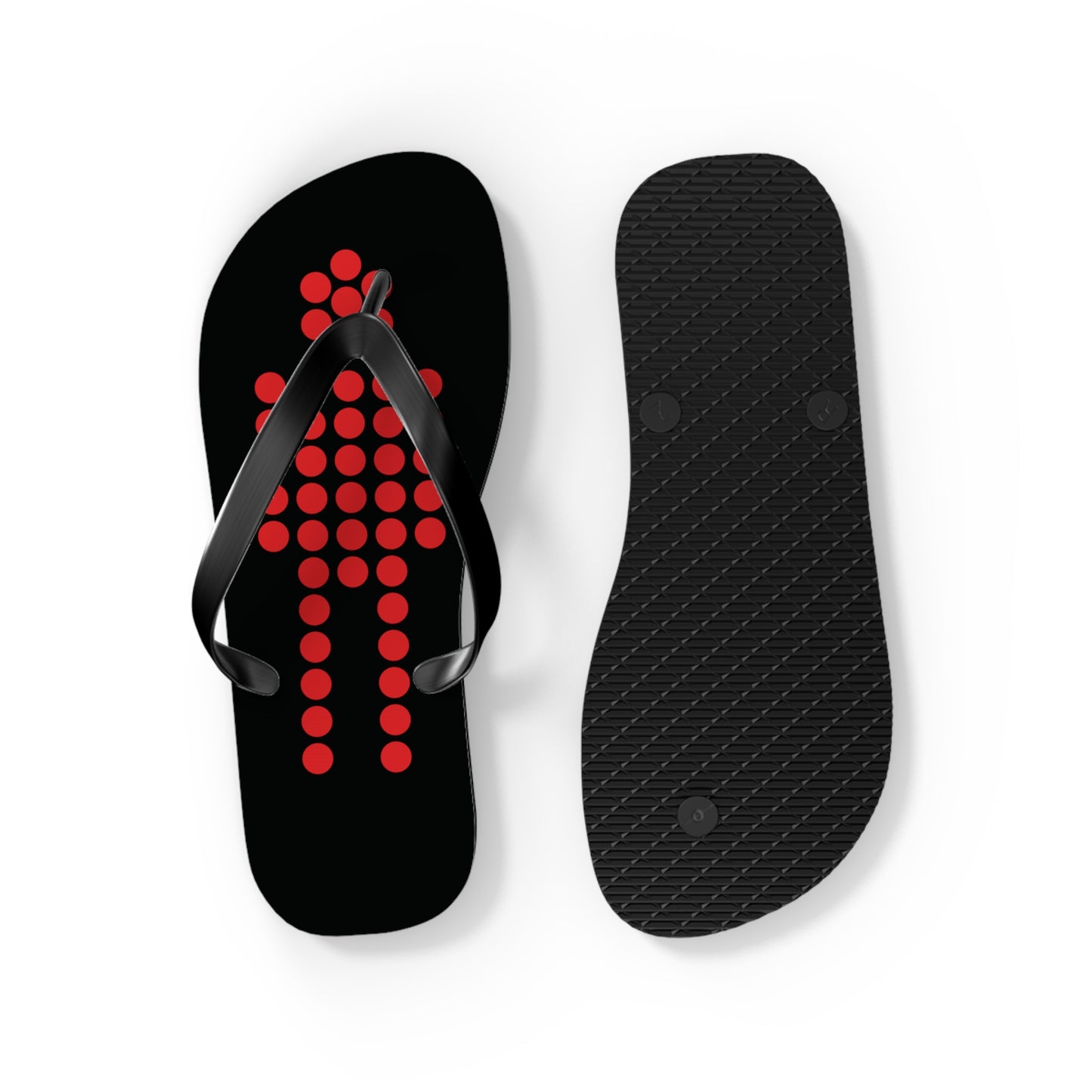 T5 Minimalist Pedestrian Stop Traffic Light Flip-Flops for Men & Women