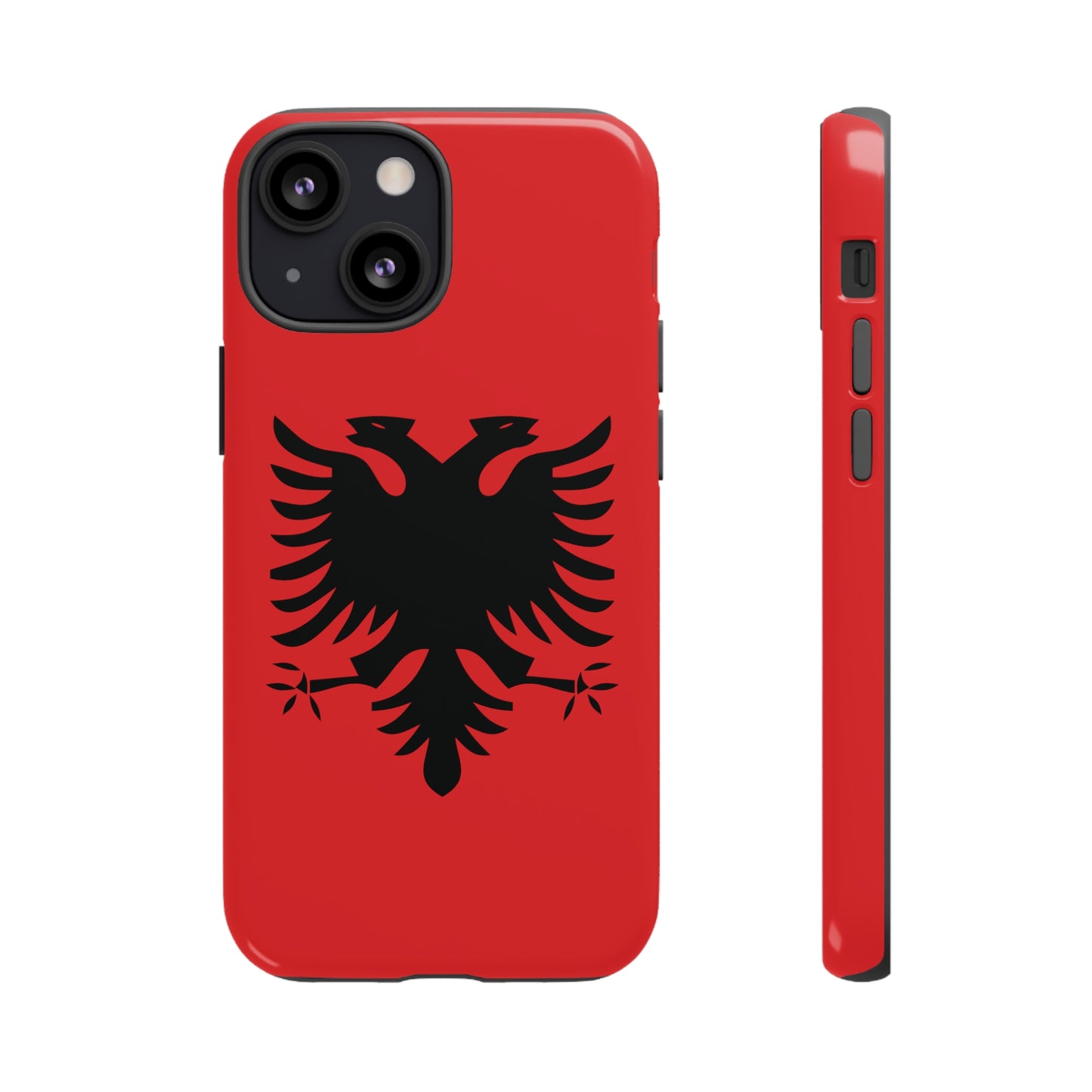 T5 Minimalist Albanian Flag Two Headed Eagle Smartphone Case