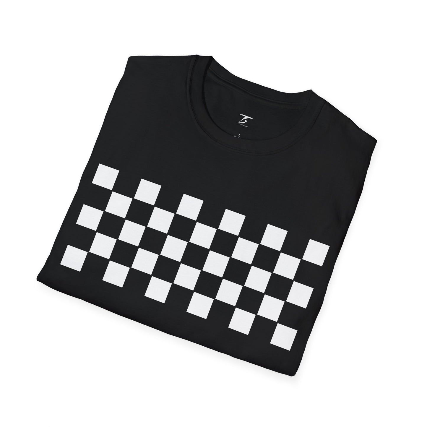 T5 Minimalist Racing Flag T-Shirt for Men