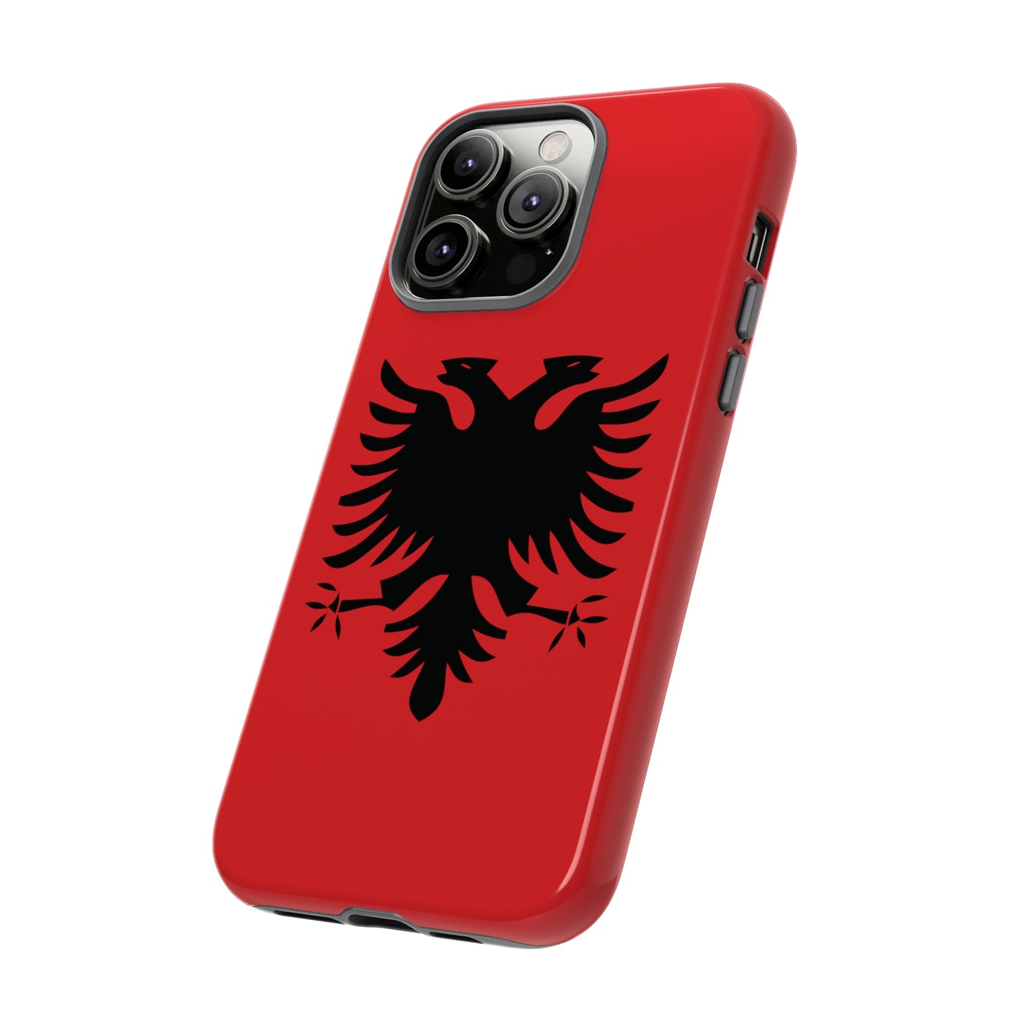 T5 Minimalist Albanian Flag Two Headed Eagle Smartphone Case