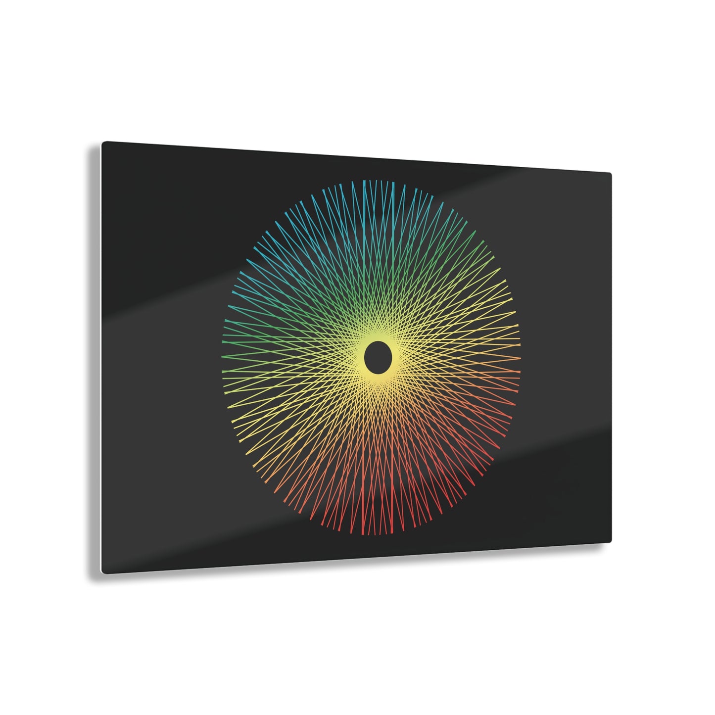 T5 Minimalist Color Web Acrylic Print