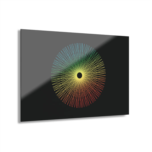 T5 Minimalist Color Web Acrylic Print