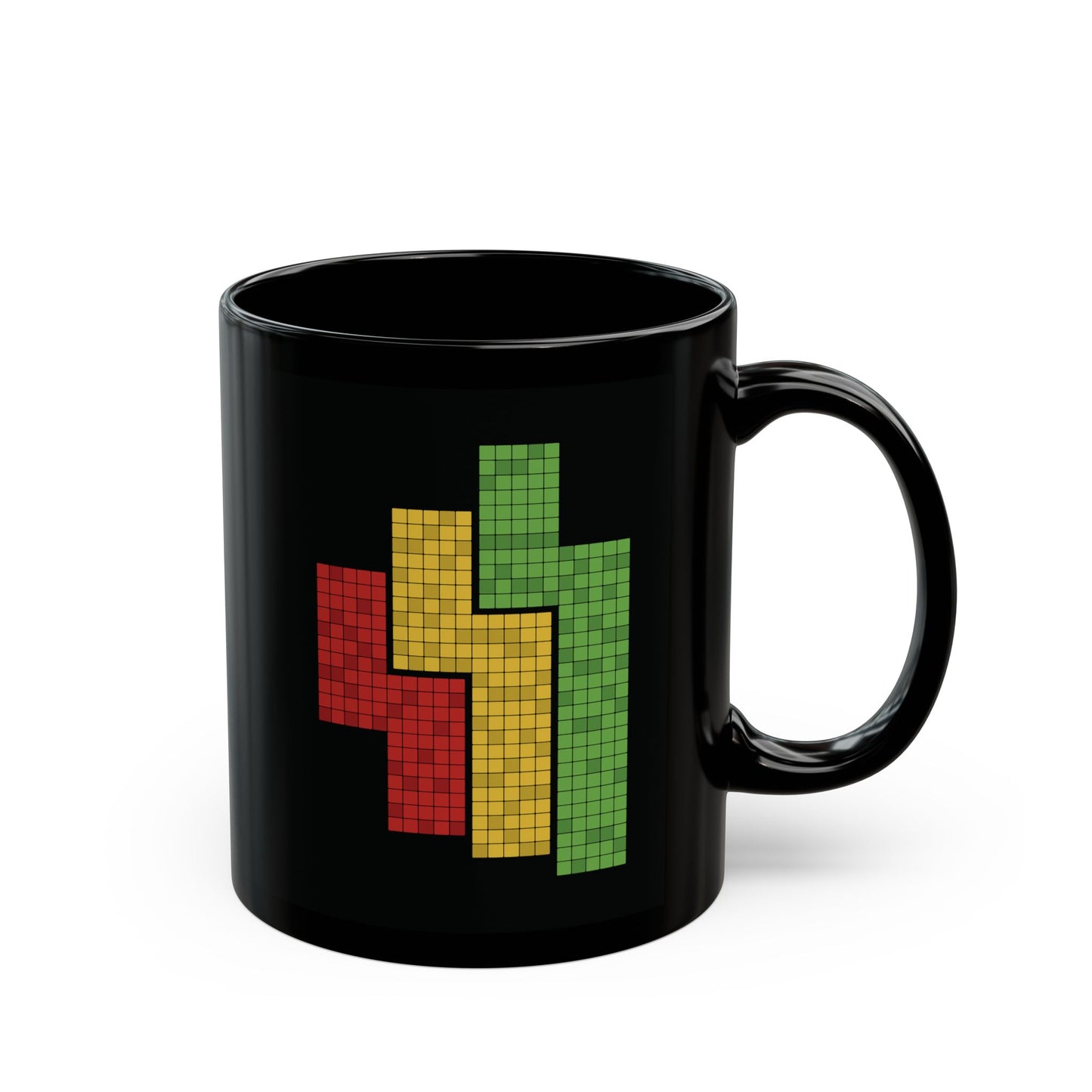 T5 Minimalist Mosaic Shapes Ceramic Coffee Mug