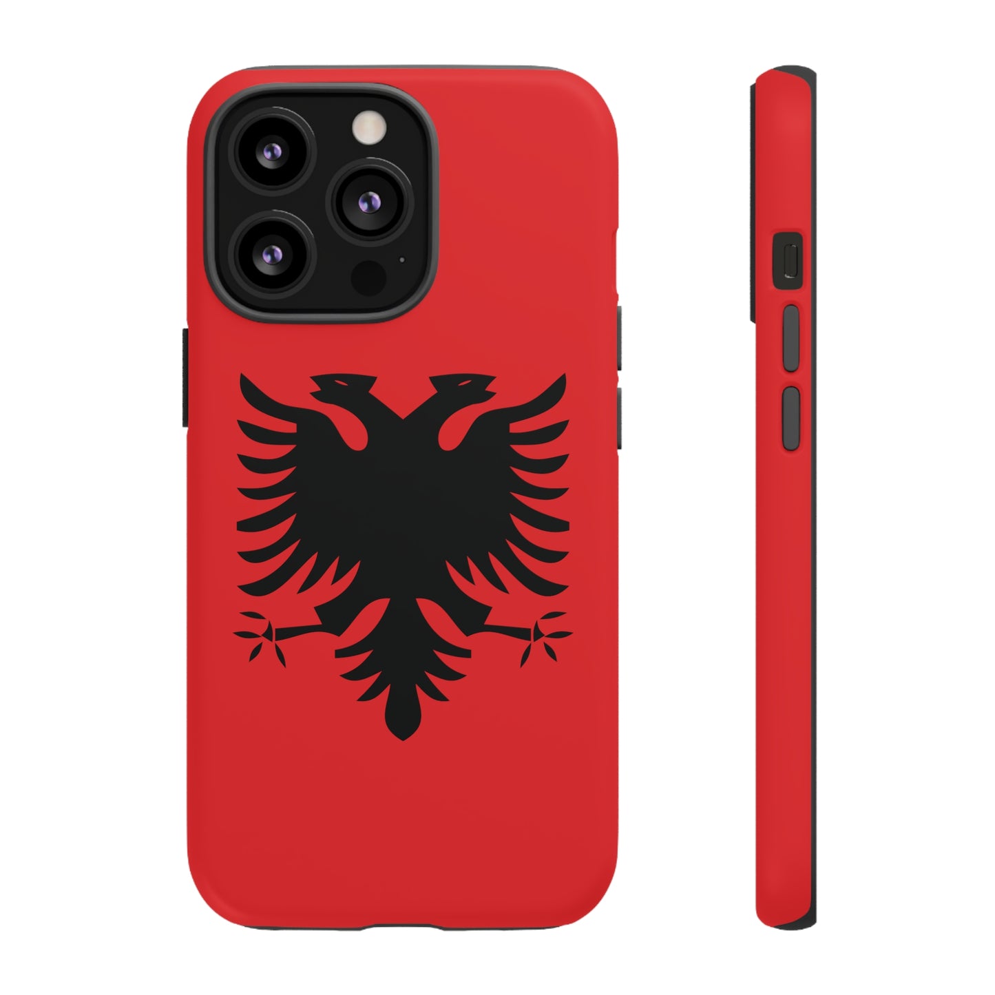 T5 Minimalist Albanian Flag Two Headed Eagle Smartphone Case