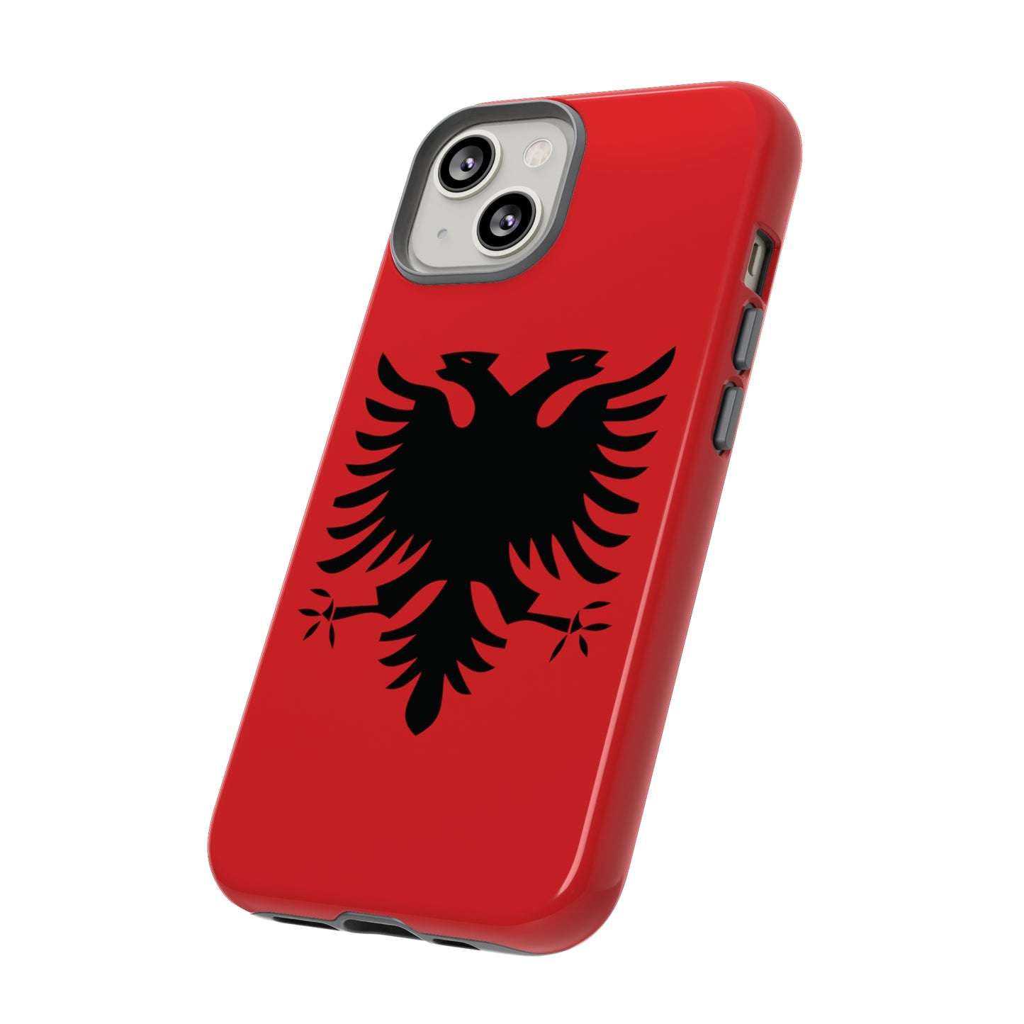 T5 Minimalist Albanian Flag Two Headed Eagle Smartphone Case