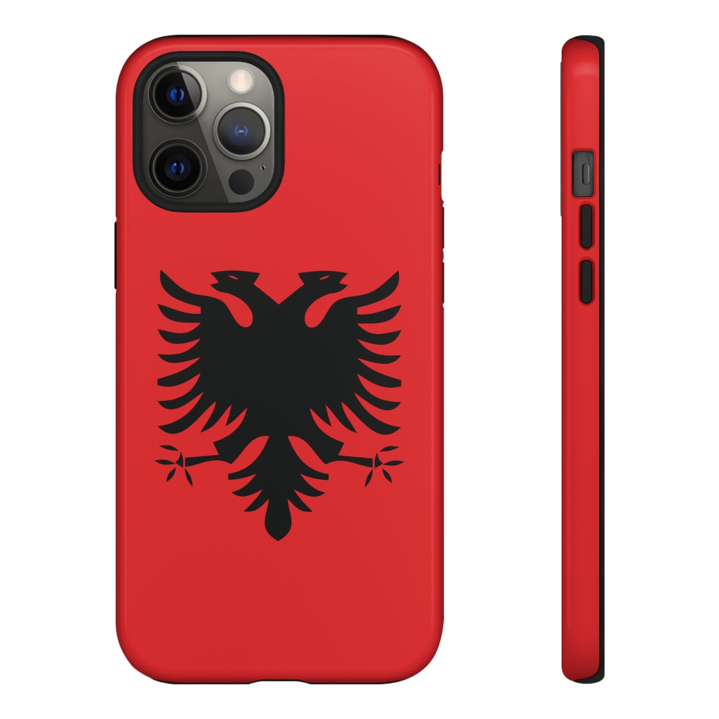 T5 Minimalist Albanian Flag Two Headed Eagle Smartphone Case