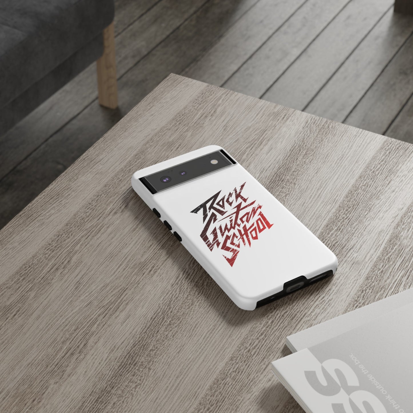 T5 Minimalist ROCK GUITAR SCHOOL Smartphone Case