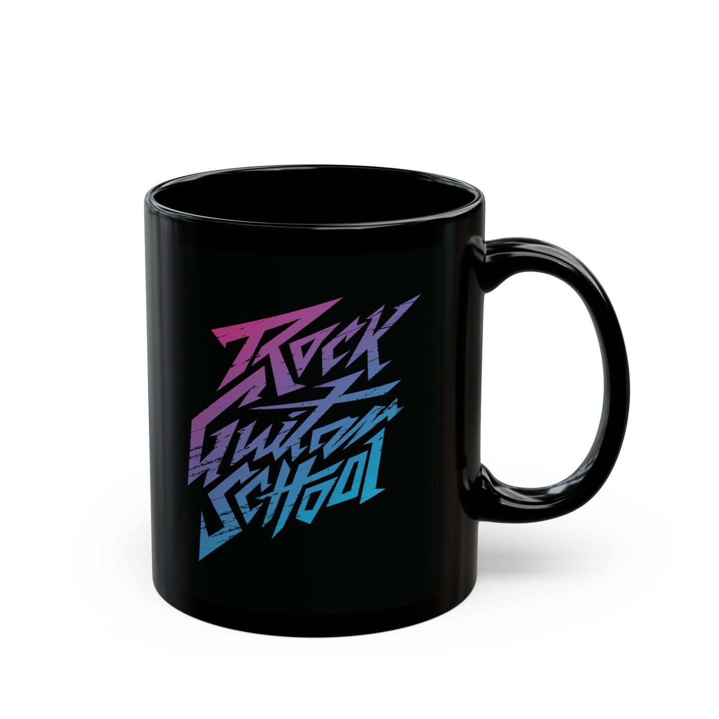 T5 Minimalist ROCK GUITAR SCHOOL Ceramic Coffee Mug