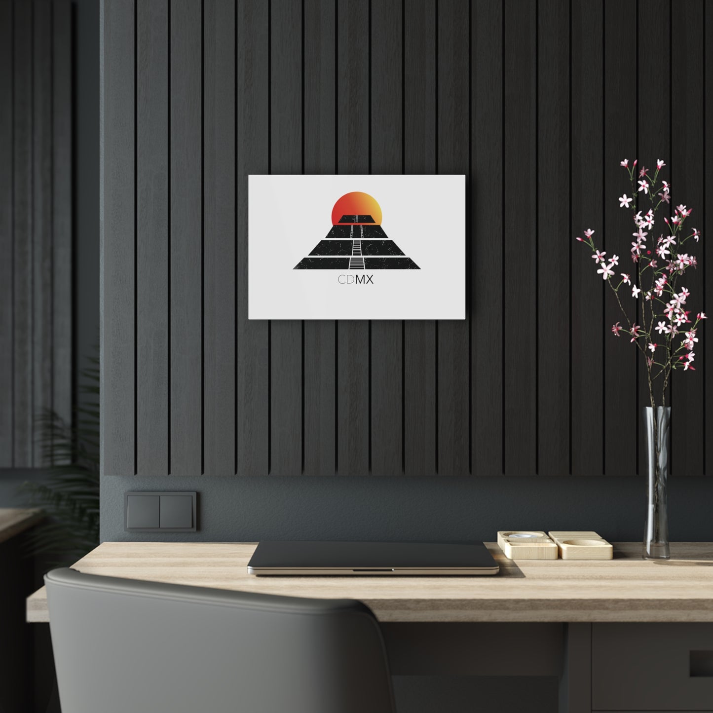 T5 Minimalist Pyramid of the Sun Acrylic Print