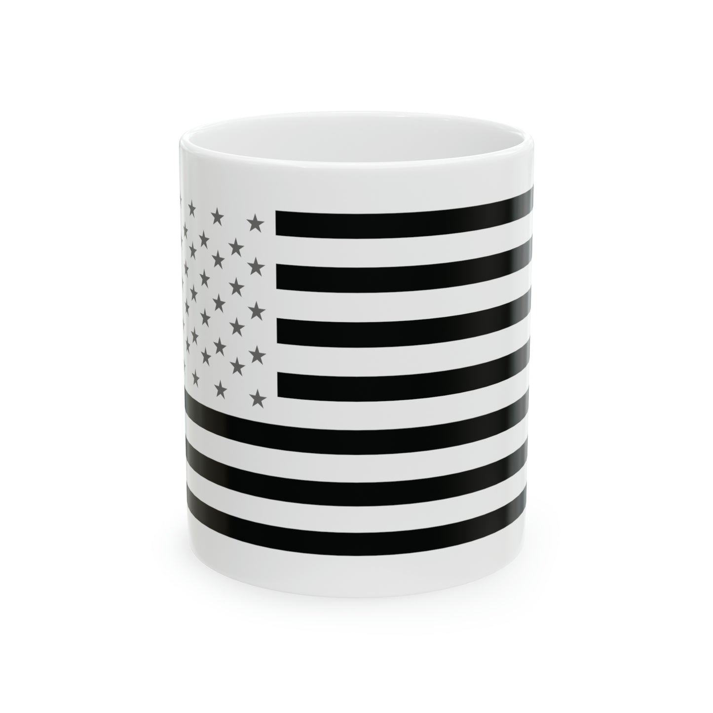 T5 Minimalist U.S.A. Flag Ceramic Coffee Mug