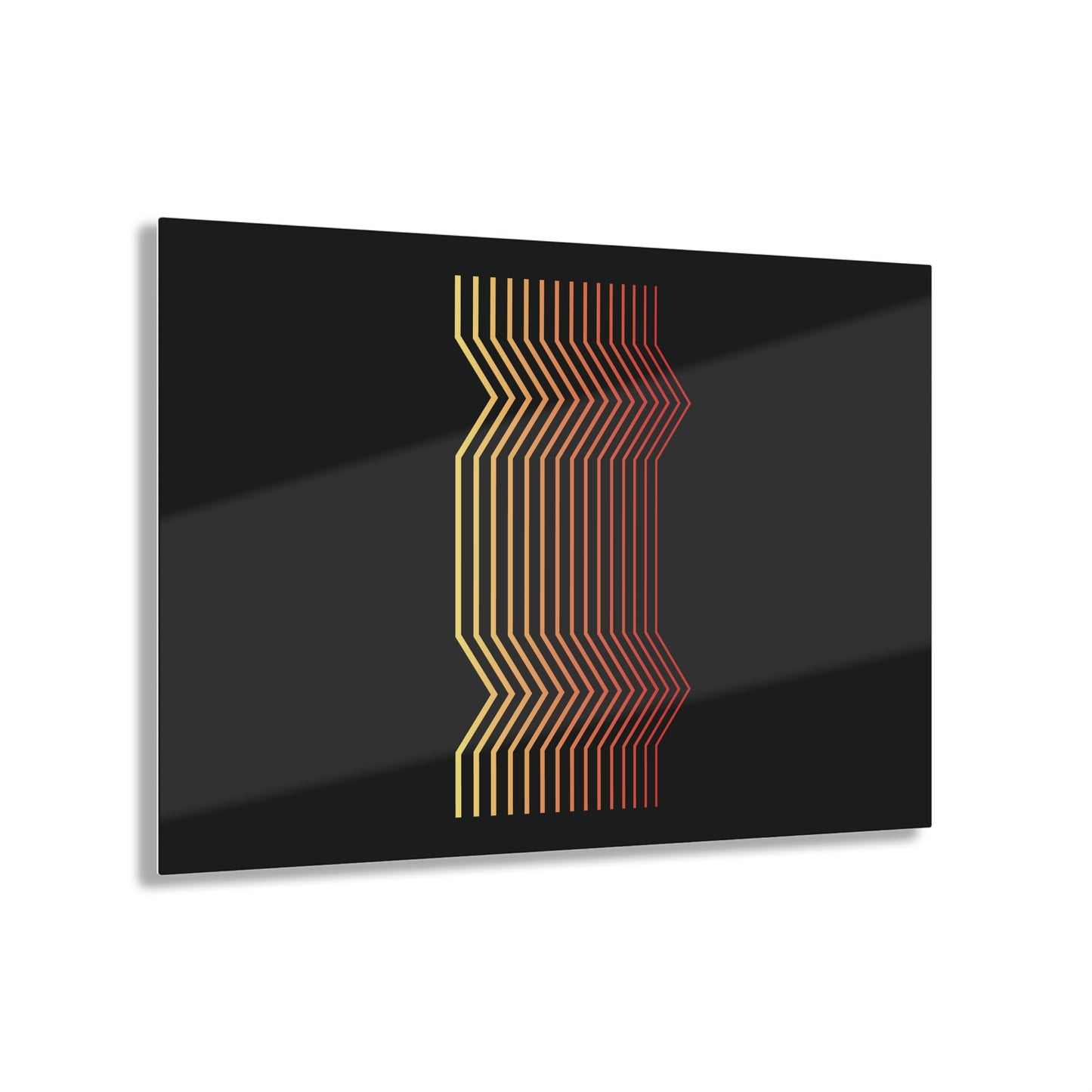 T5 Minimalist Broken Lines Acrylic Print