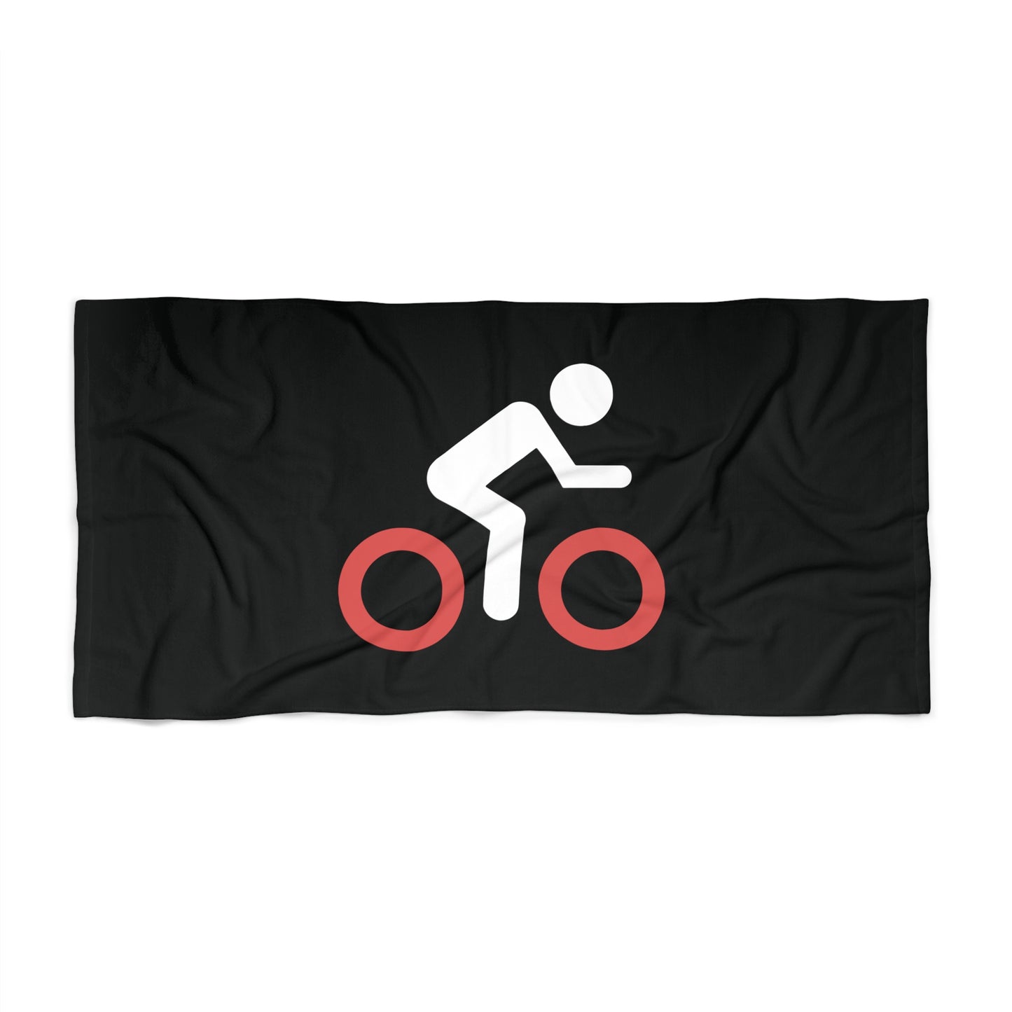 T5 Minimalist Cycling Sign Beach Towel for Men & Women