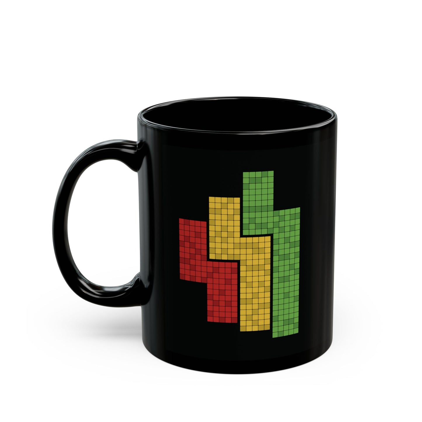 T5 Minimalist Mosaic Shapes Ceramic Coffee Mug