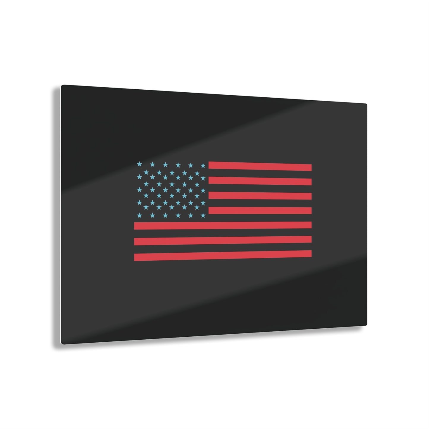 T5 Minimalist U.S.A. Flag Acrylic Print