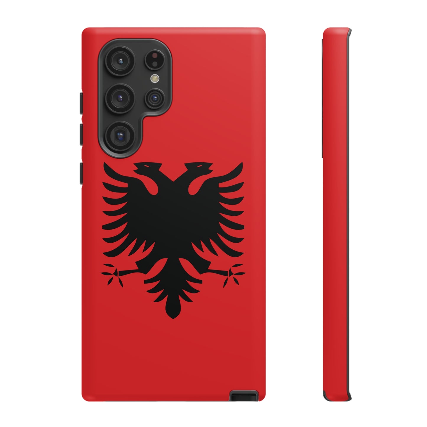 T5 Minimalist Albanian Flag Two Headed Eagle Smartphone Case