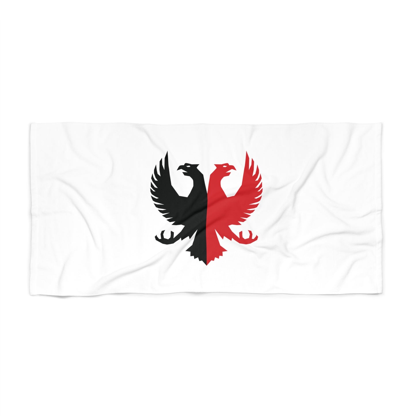 T5 Minimalist Two Headed Eagle Beach Towel for Men & Women