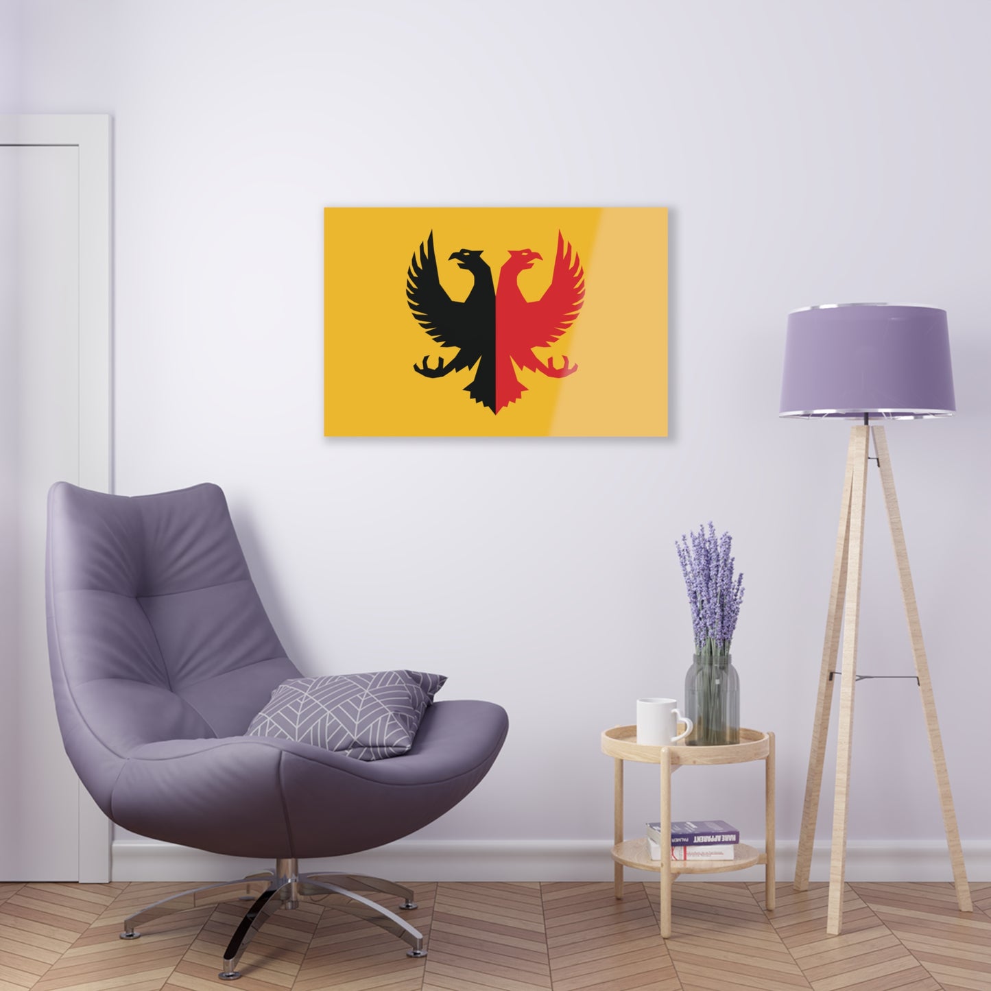 T5 Minimalist Two Headed Eagle Acrylic Print