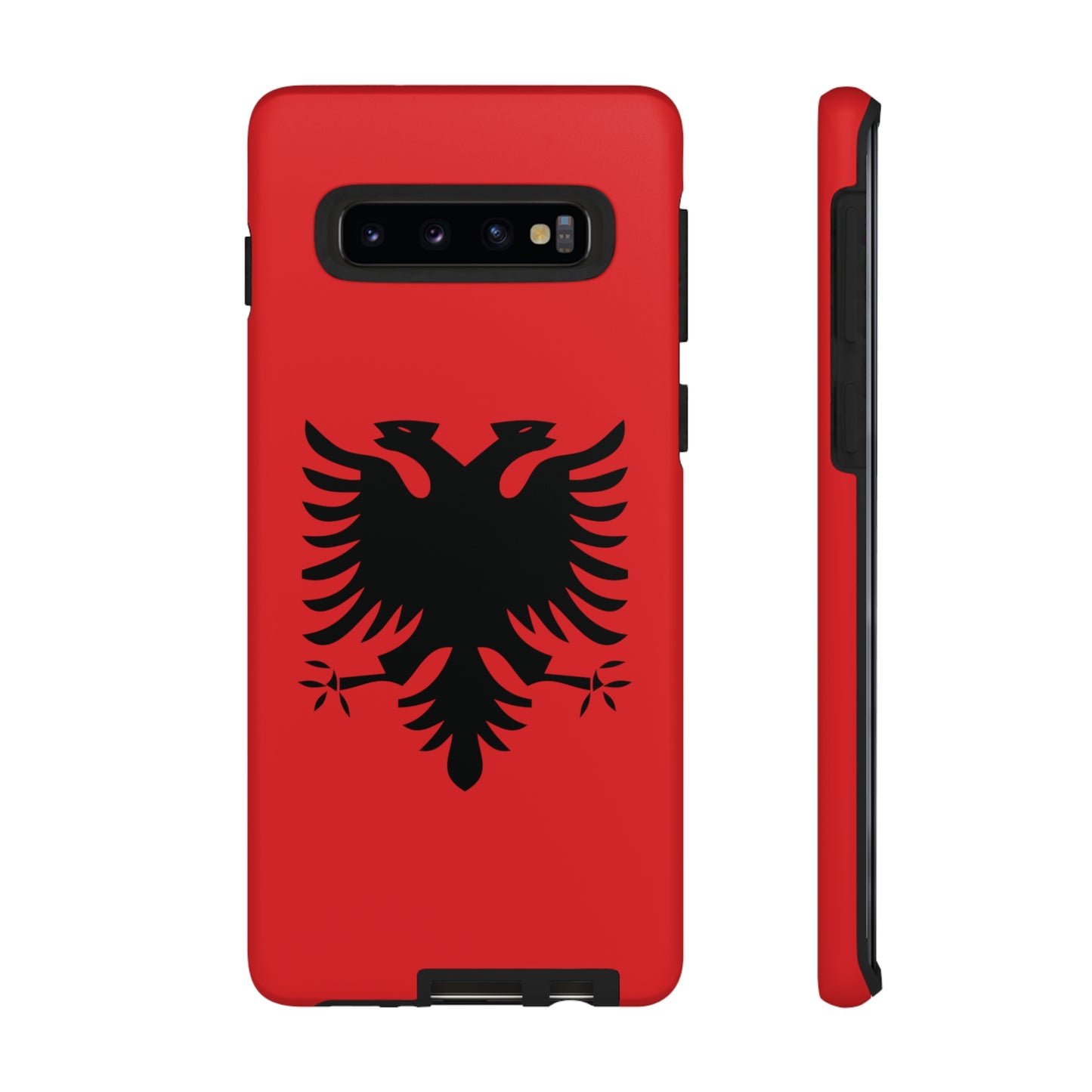 T5 Minimalist Albanian Flag Two Headed Eagle Smartphone Case