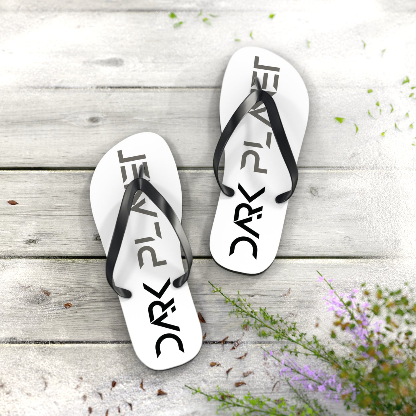 T5 Minimalist Dark Planet Flip-Flops for Men