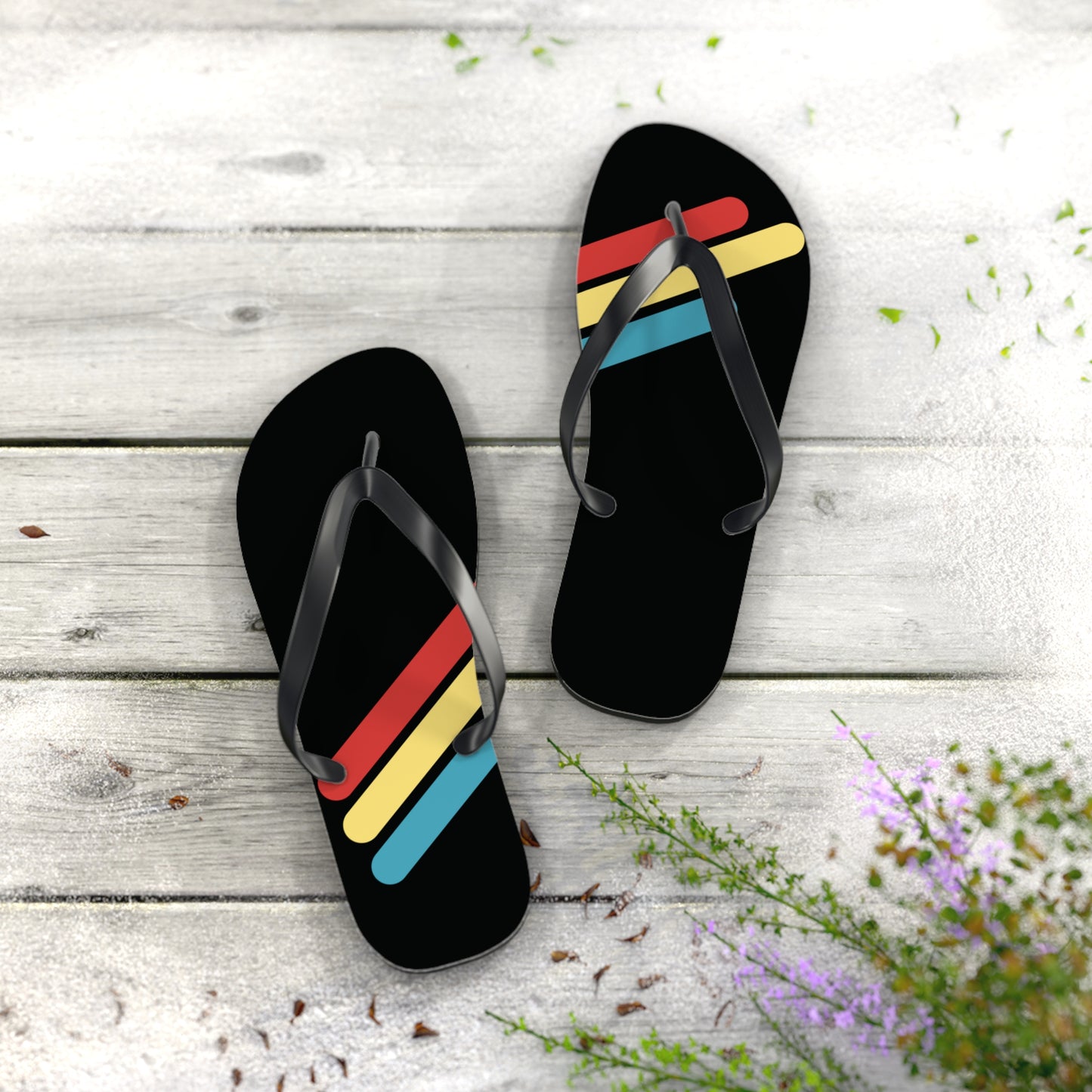 T5 Minimalist Color Bars Flip-Flops for Men