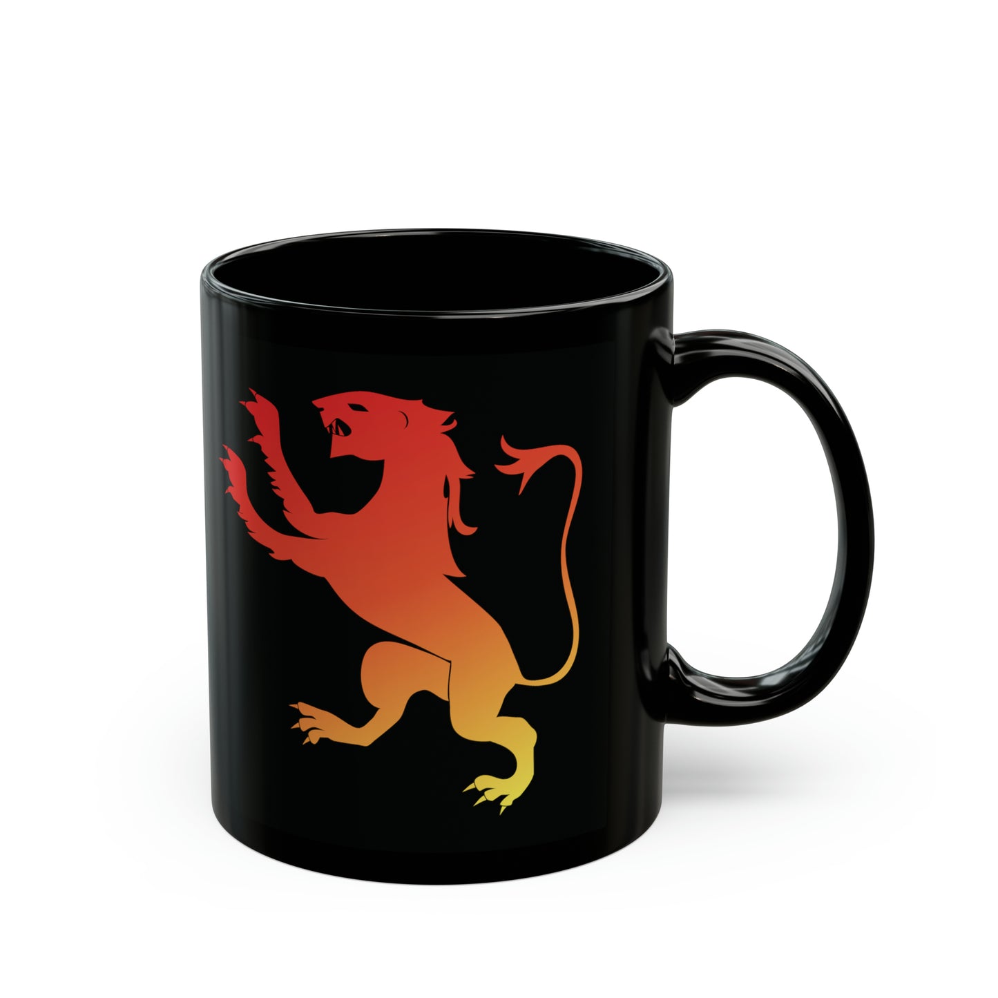 T5 Minimalist Spanish Lion Ceramic Coffee Mug