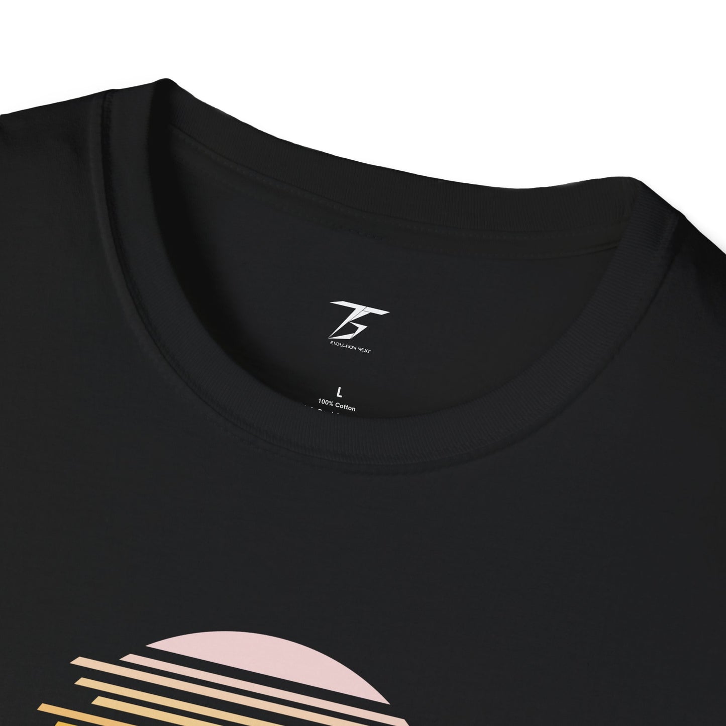 T5 Minimalist Sliced Sunset T-Shirt for Men