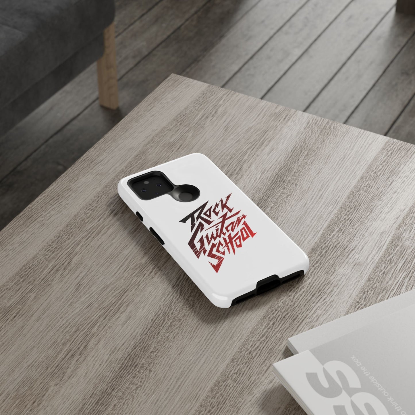 T5 Minimalist ROCK GUITAR SCHOOL Smartphone Case