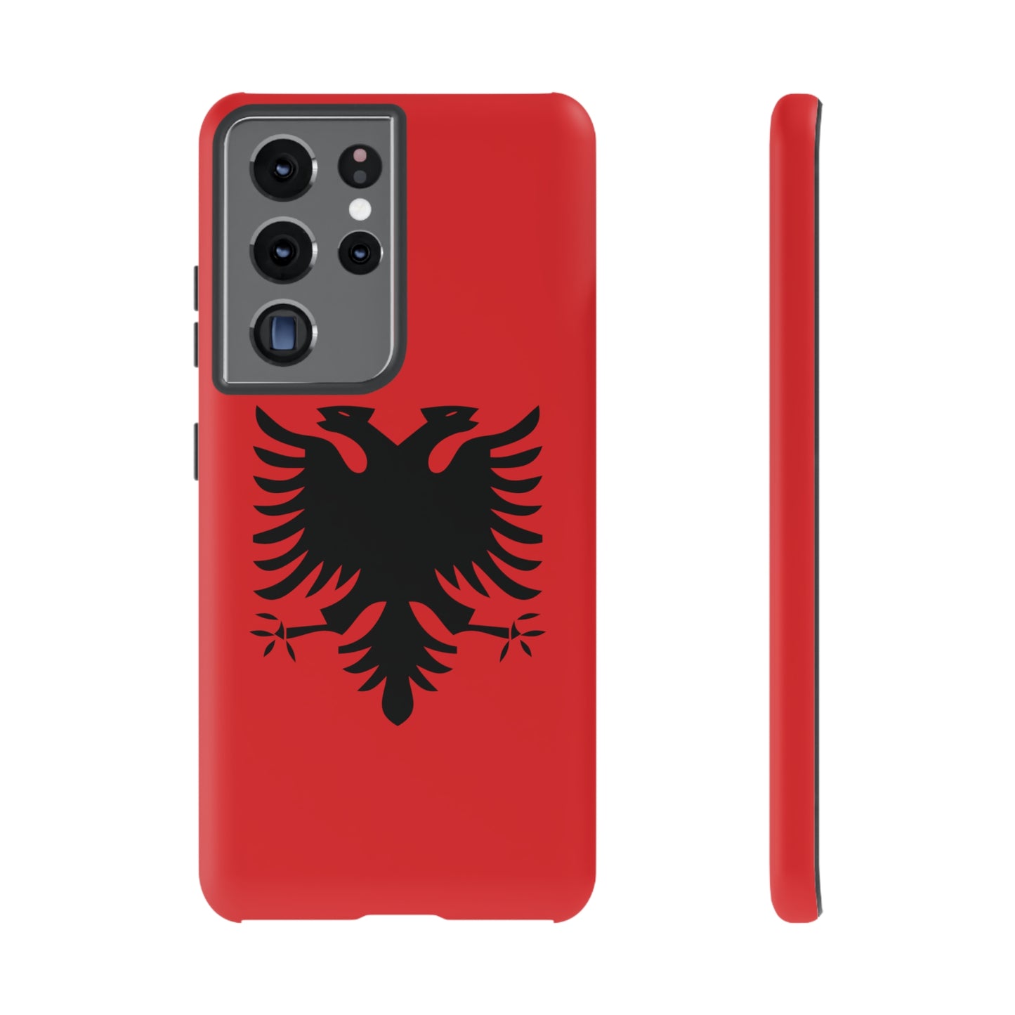 T5 Minimalist Albanian Flag Two Headed Eagle Smartphone Case