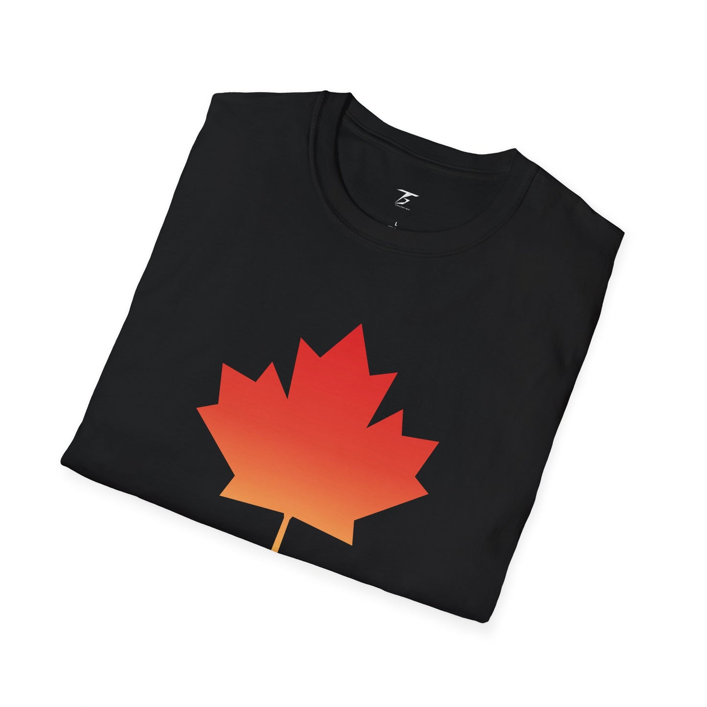 T5 Minimalist Canada Flag Maple Leaf T-Shirt for Men