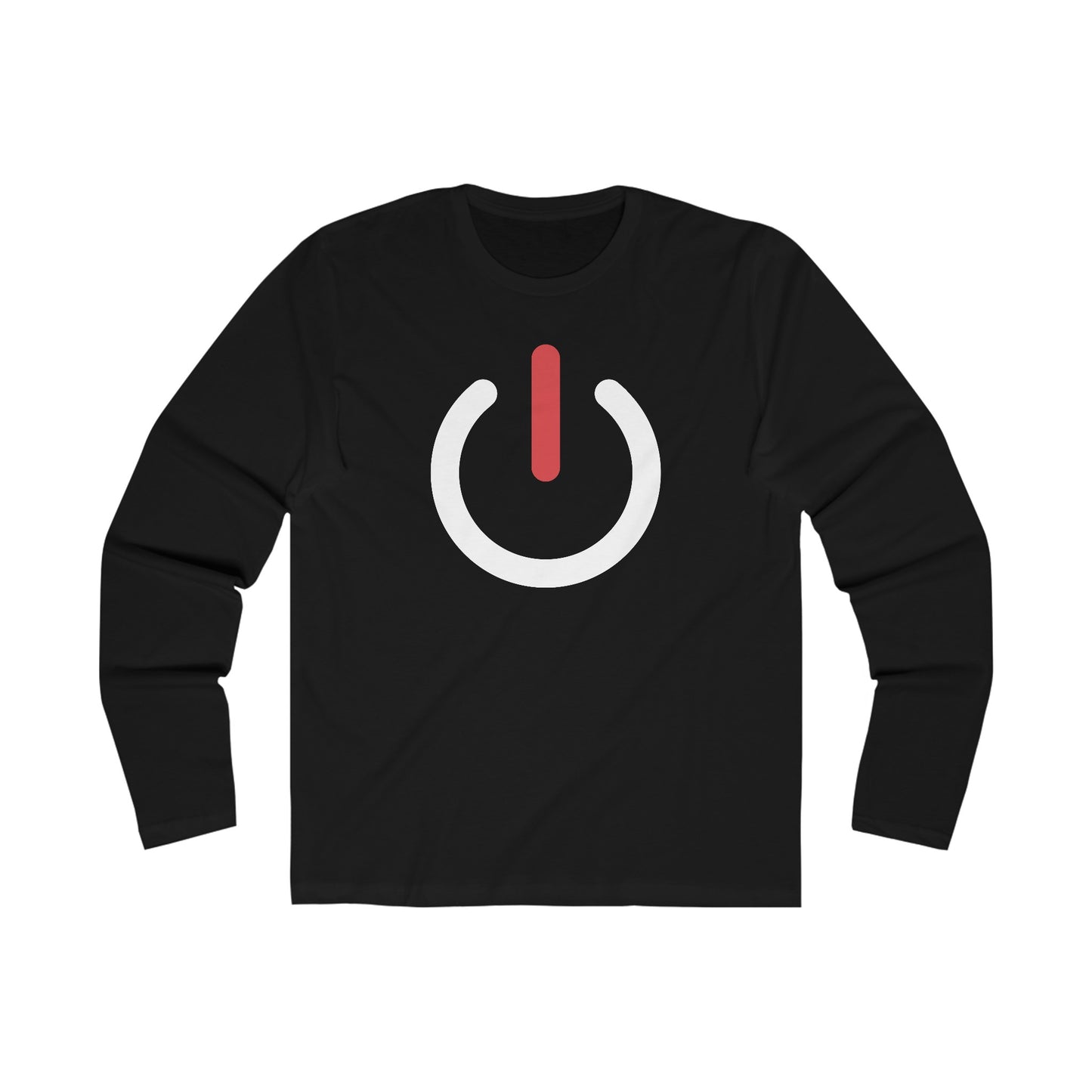 T5 Minimalist Standby Icon Long Sleeve Crew Tee for Men