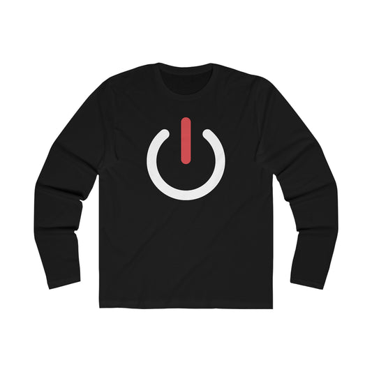 T5 Minimalist Standby Icon Long Sleeve Crew Tee for Men