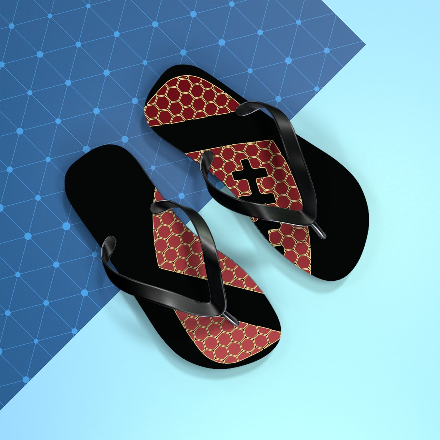 T5 Minimalist American Football Ball Flip-Flops for Men