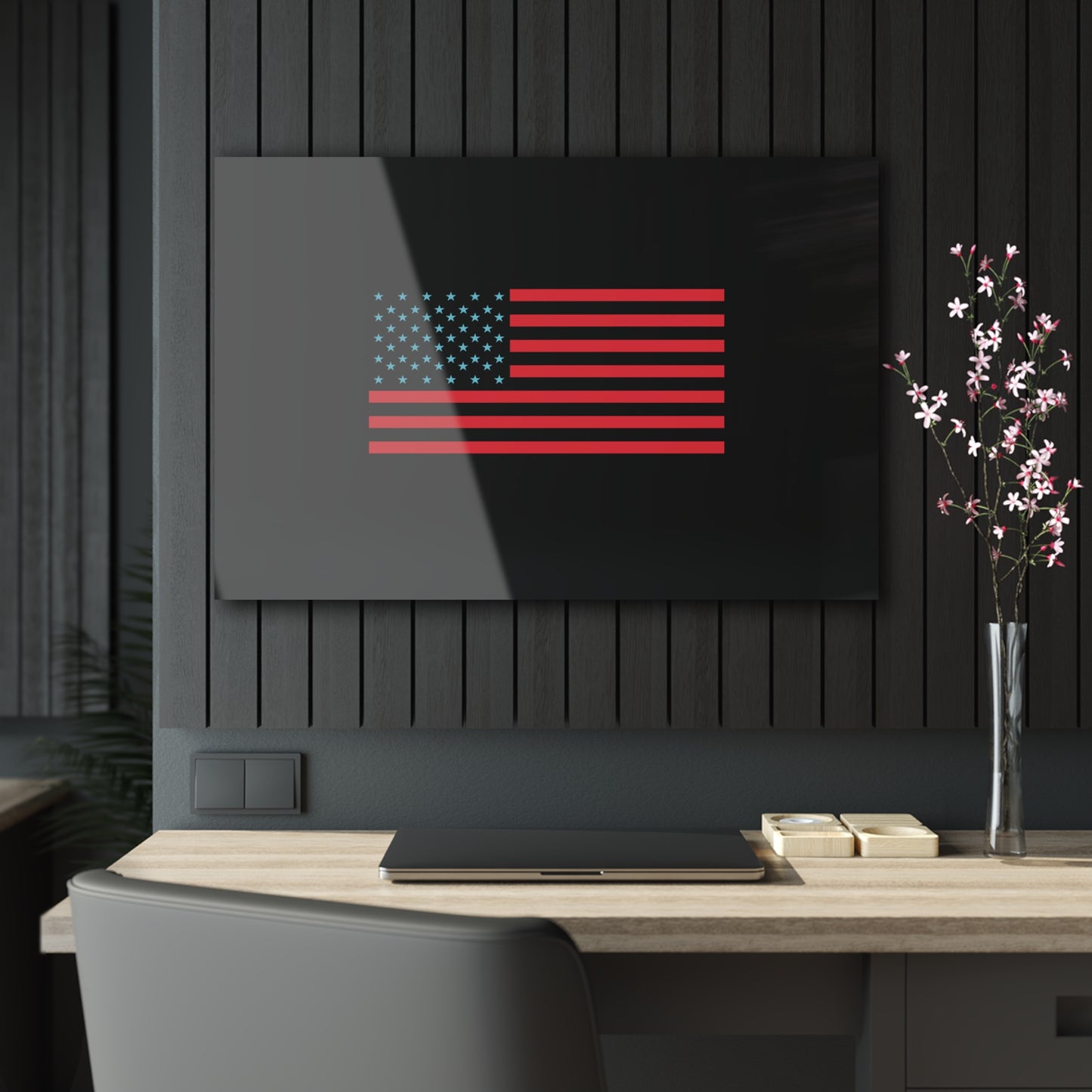 T5 Minimalist U.S.A. Flag Acrylic Print