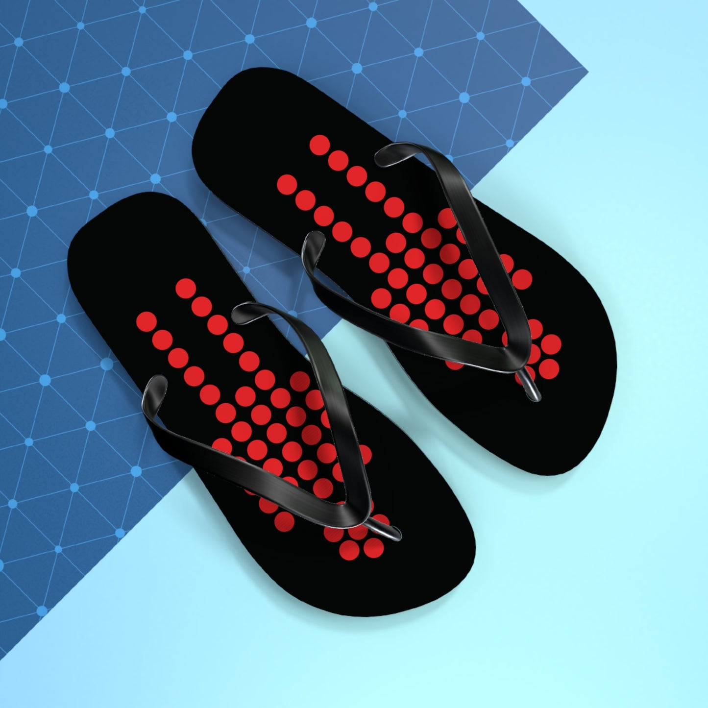 T5 Minimalist Pedestrian Stop Traffic Light Flip-Flops for Men & Women