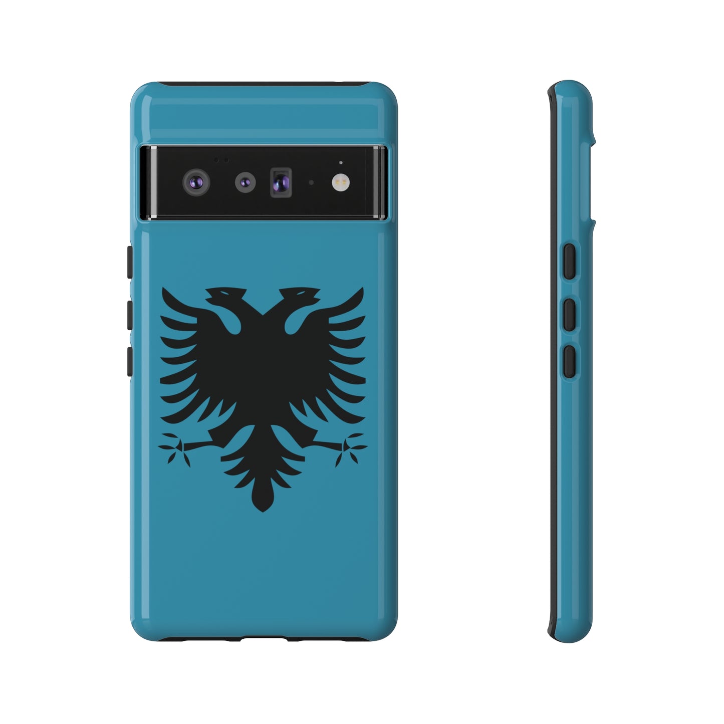 T5 Minimalist Albanian Flag Two Headed Eagle Smartphone Case