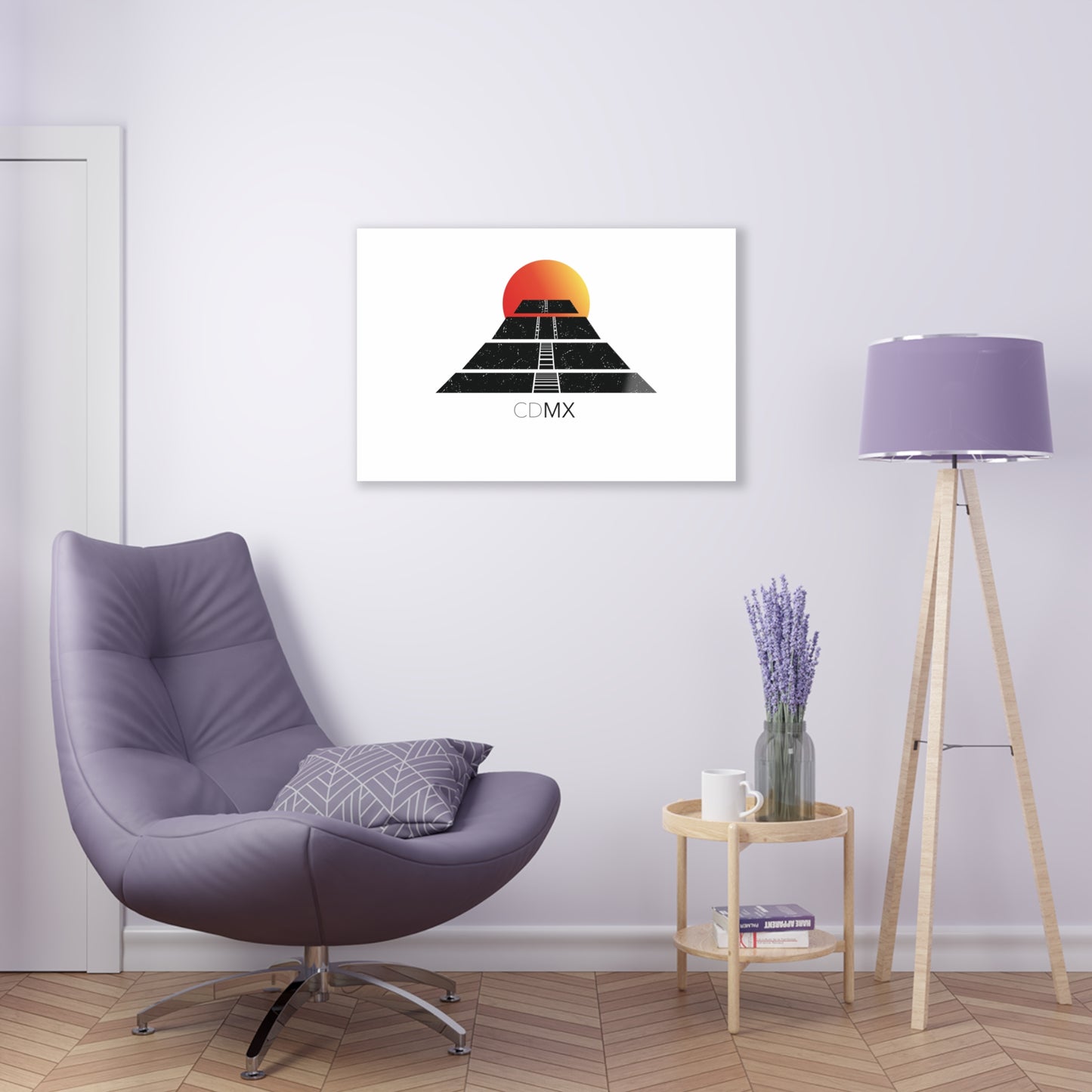 T5 Minimalist Pyramid of the Sun Acrylic Print