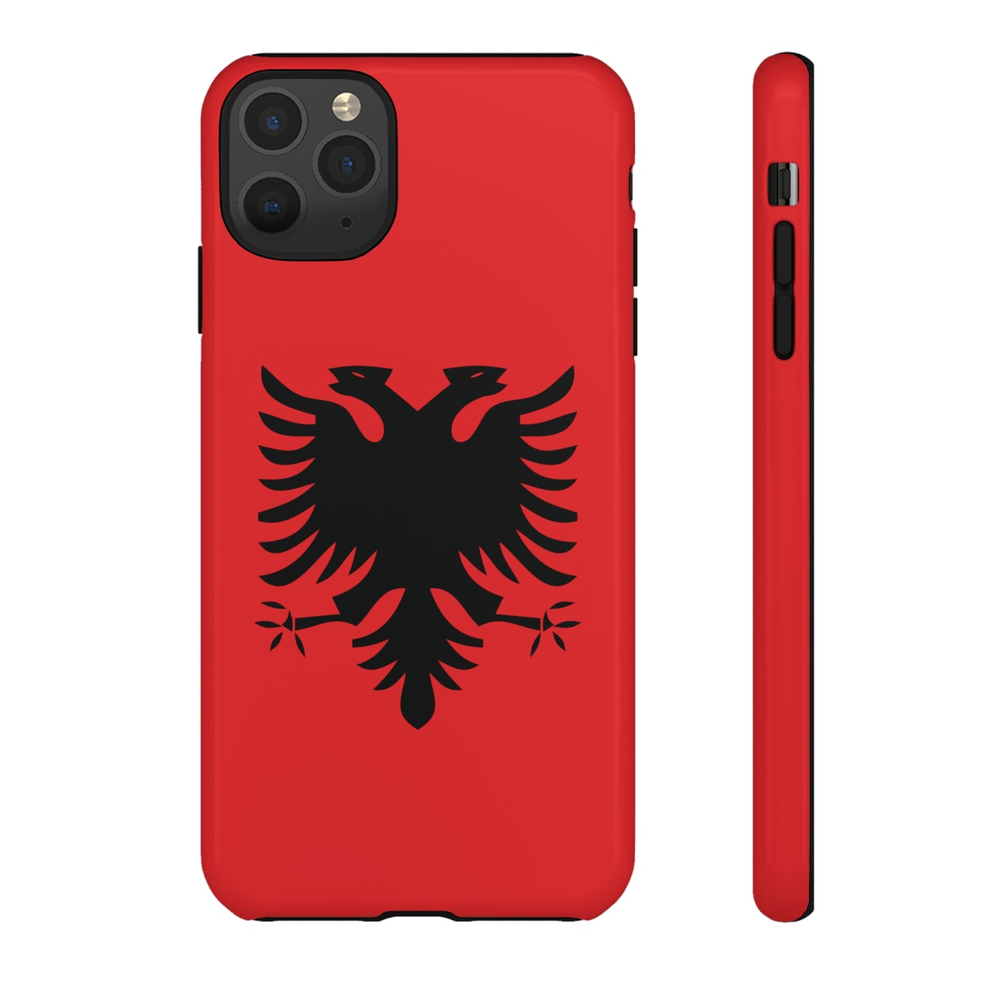 T5 Minimalist Albanian Flag Two Headed Eagle Smartphone Case