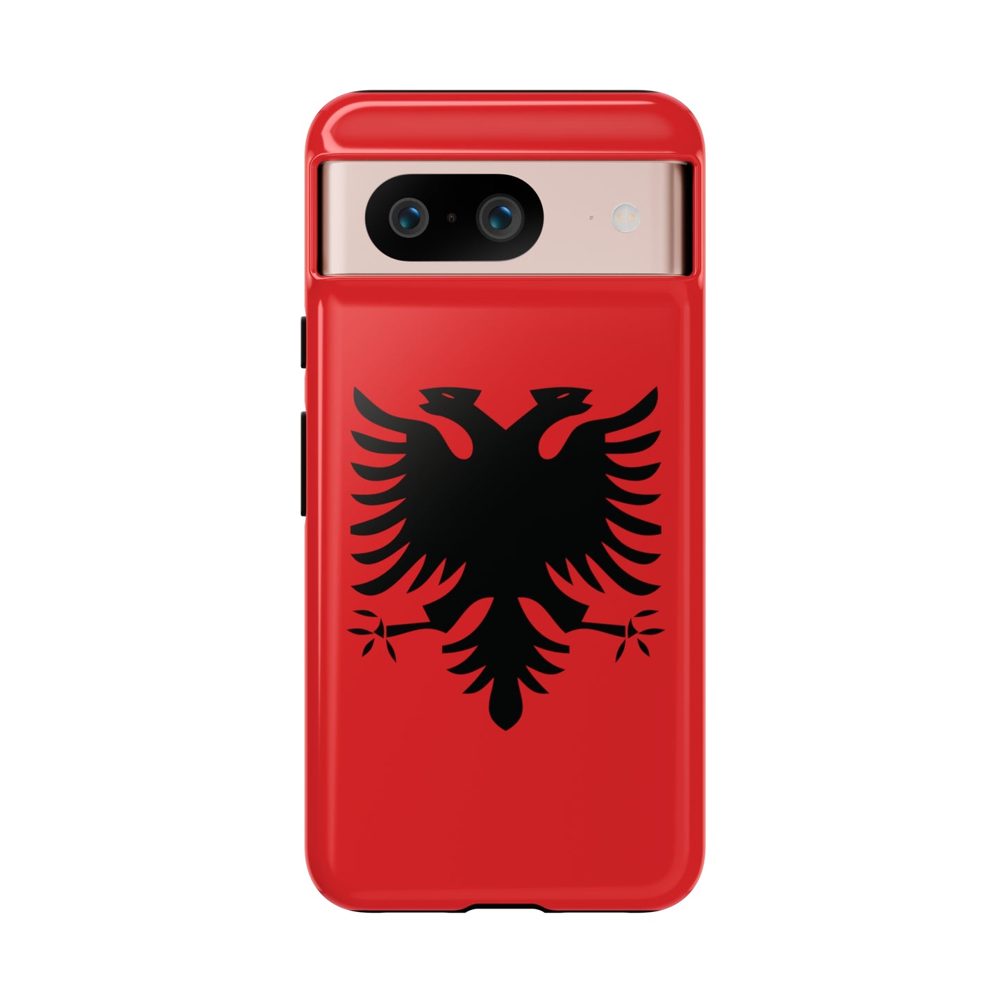 T5 Minimalist Albanian Flag Two Headed Eagle Smartphone Case