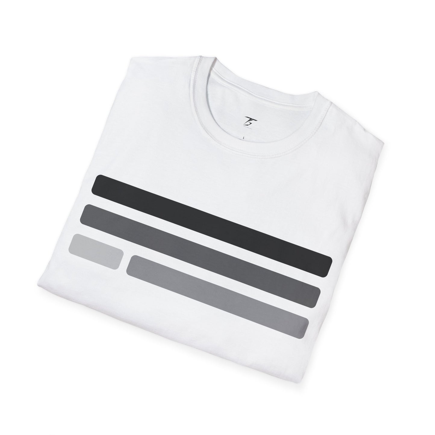 T5 Minimalist Rectangular Buttons T-Shirt for Men