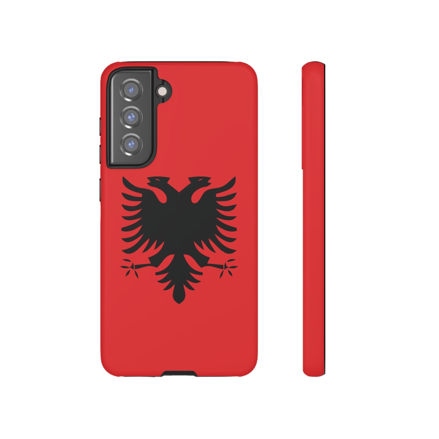 T5 Minimalist Albanian Flag Two Headed Eagle Smartphone Case