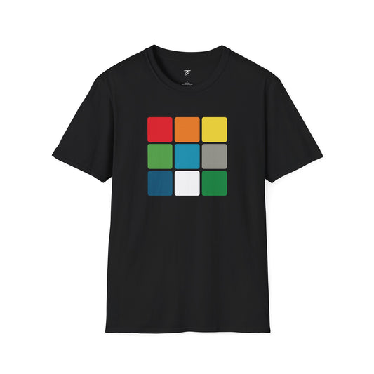 T5 Minimalist Color Cubes T-Shirt for Men