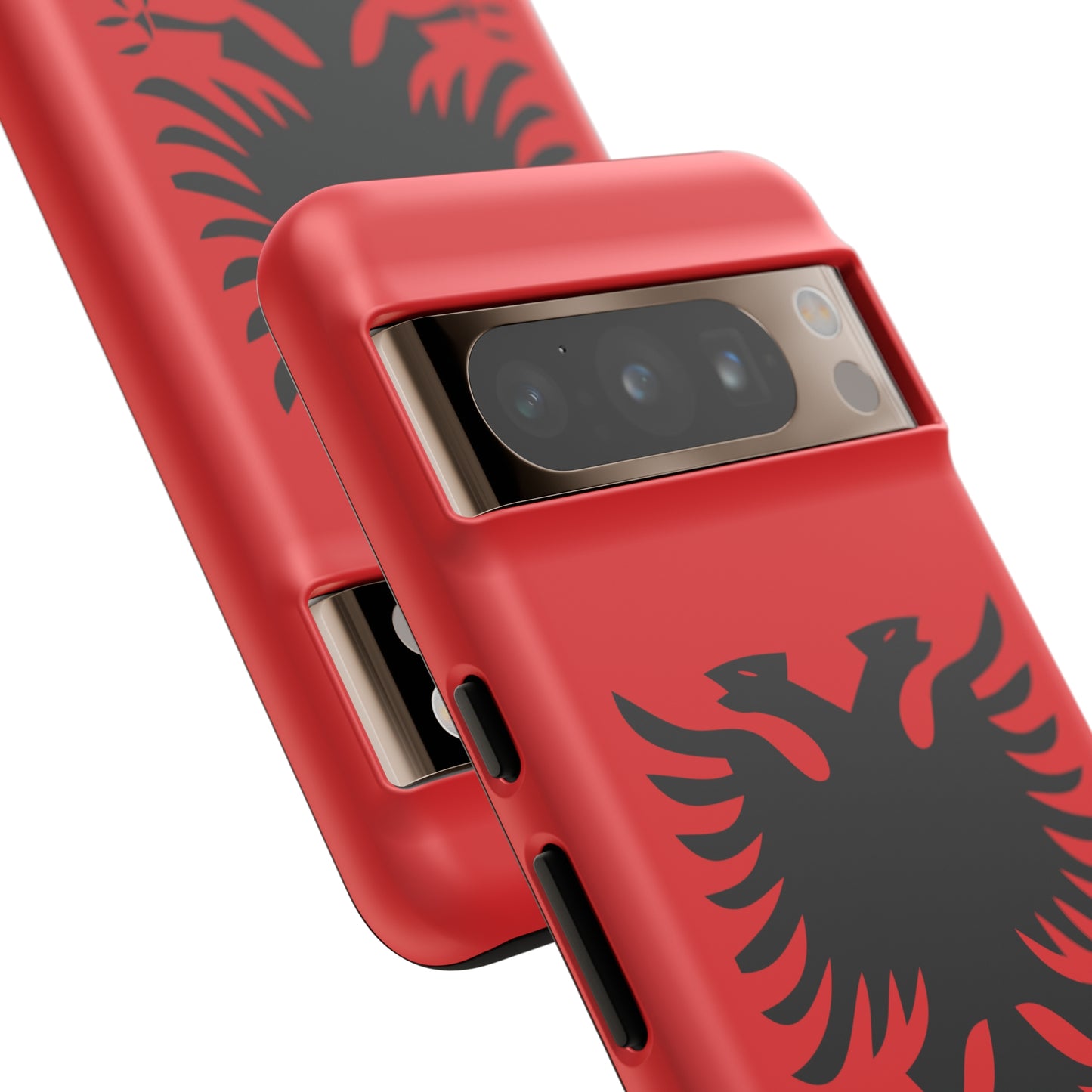 T5 Minimalist Albanian Flag Two Headed Eagle Smartphone Case