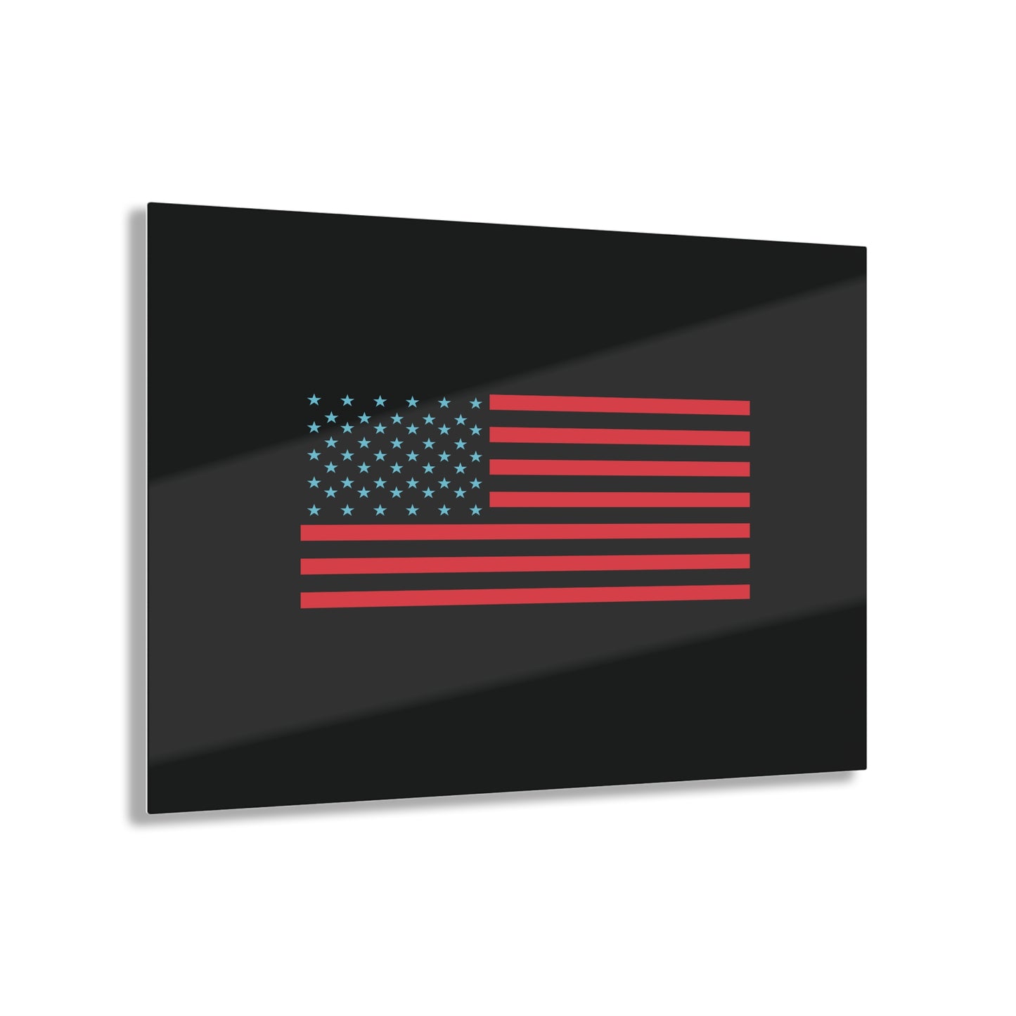 T5 Minimalist U.S.A. Flag Acrylic Print