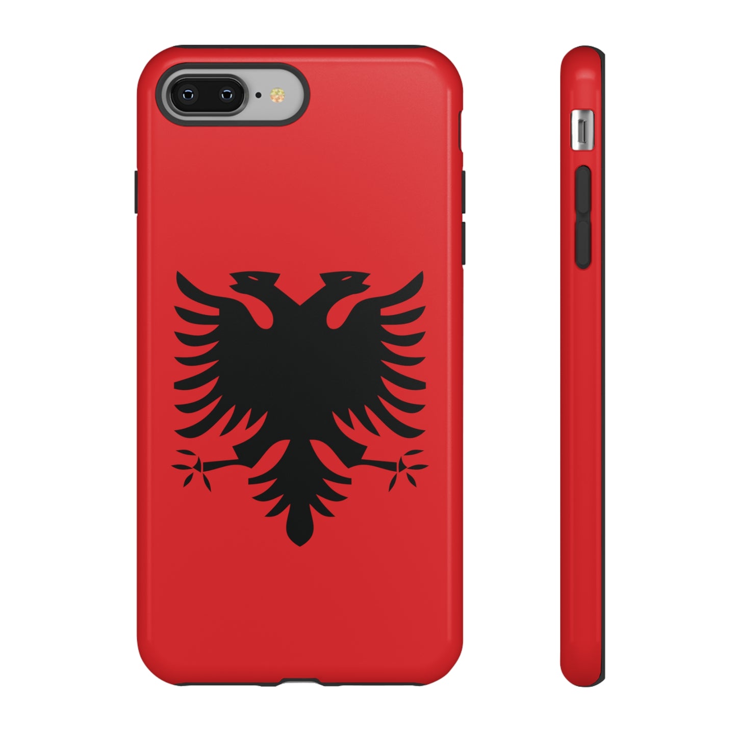 T5 Minimalist Albanian Flag Two Headed Eagle Smartphone Case