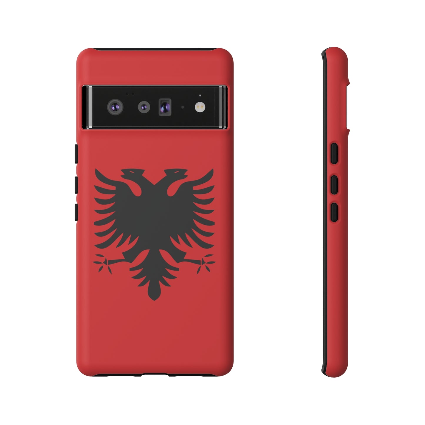 T5 Minimalist Albanian Flag Two Headed Eagle Smartphone Case