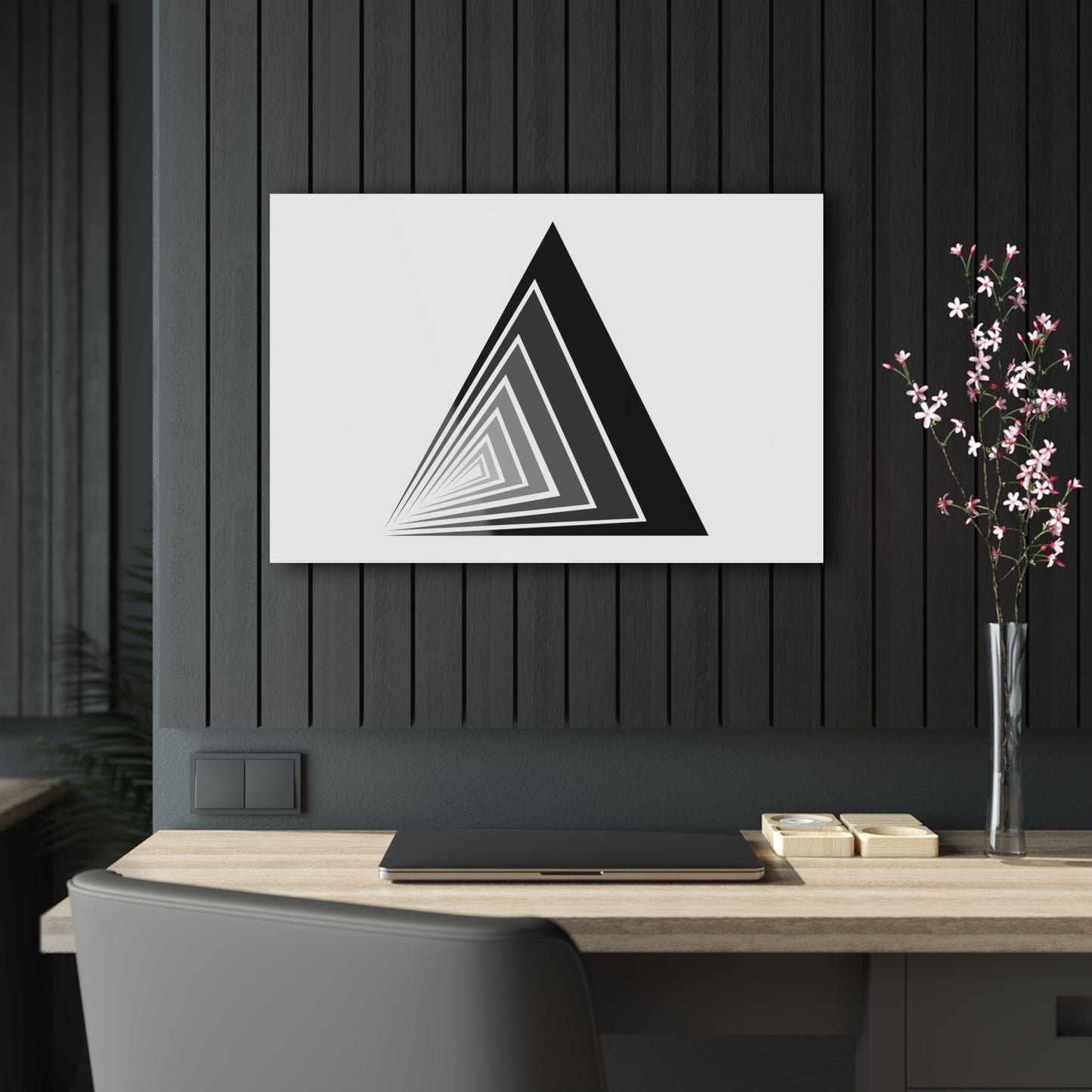 T5 Minimalist Expanding Shapes Acrylic Print