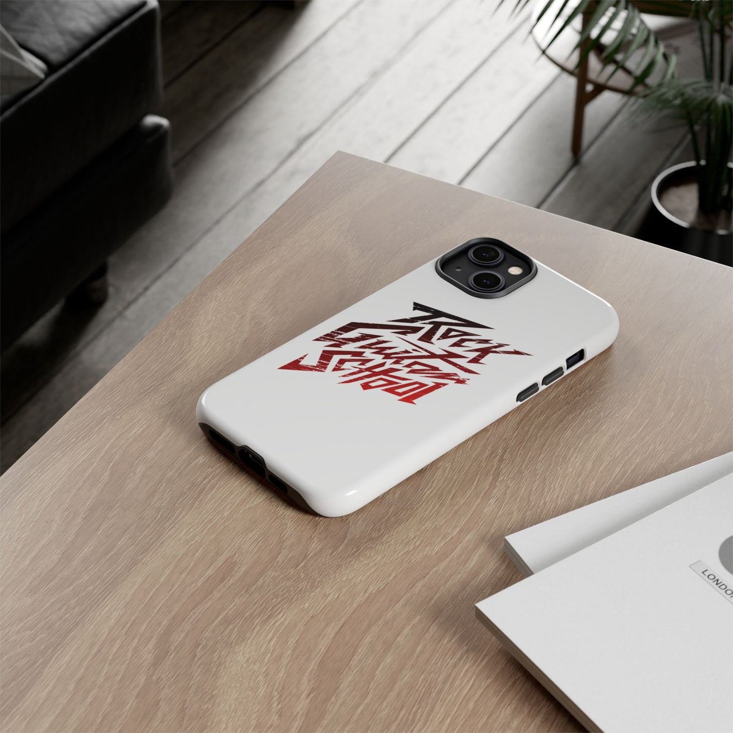 T5 Minimalist ROCK GUITAR SCHOOL Smartphone Case