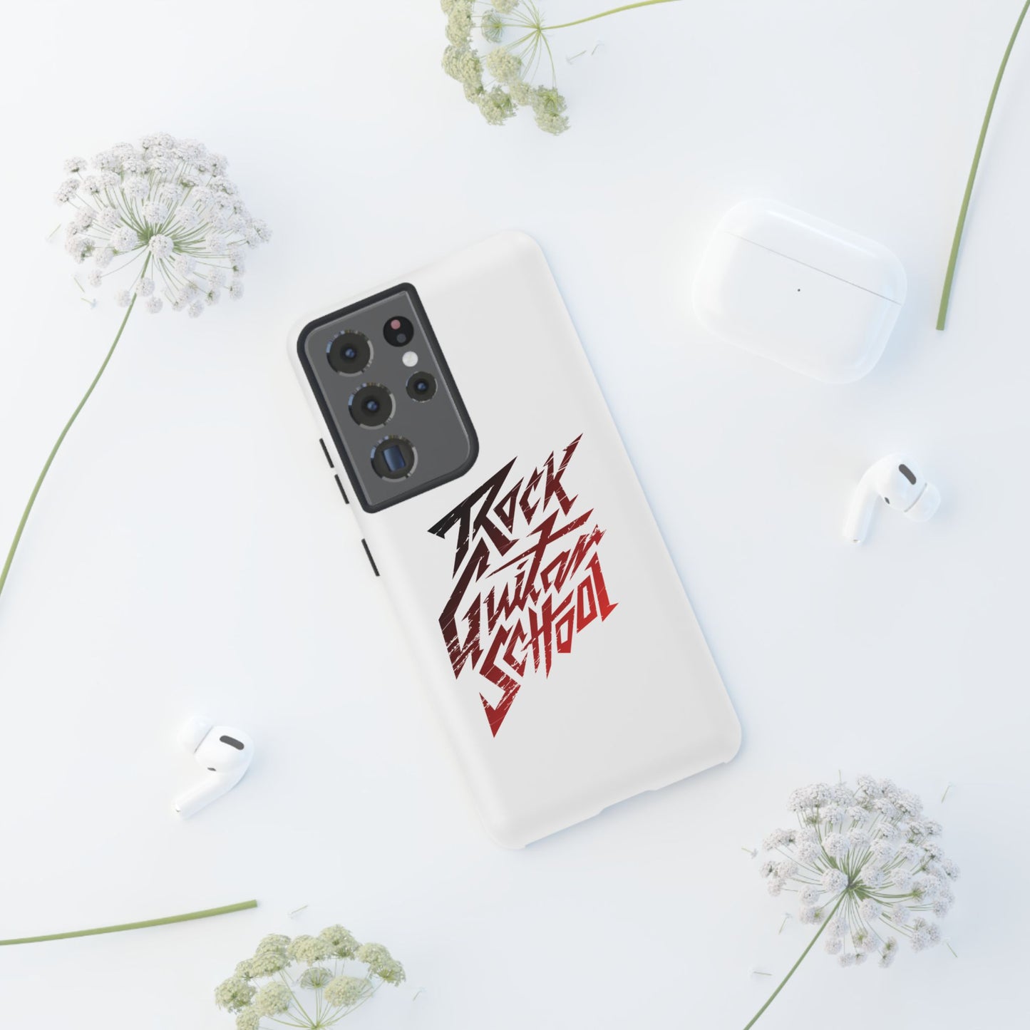 T5 Minimalist ROCK GUITAR SCHOOL Smartphone Case